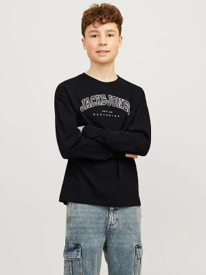 JACK & JONES Junior Koszulka "Caleb" w kolorze czarnym rozmiar: 140