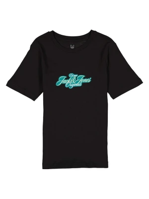 JACK & JONES Junior Koszulka "Cassis" w kolorze czarnym rozmiar: 152