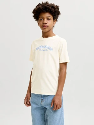 JACK & JONES Junior Koszulka "Cassis" w kolorze kremowym rozmiar: 152