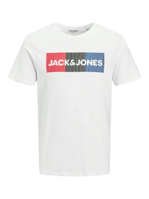 JACK & JONES Junior Koszulka "Corp" w kolorze białym rozmiar: 140