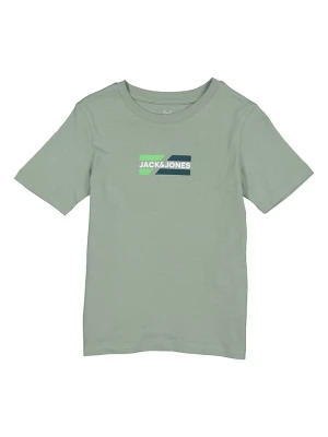 JACK & JONES Junior Koszulka "Corp" w kolorze zielonym rozmiar: 128