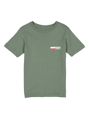 JACK & JONES Junior Koszulka "Corp" w kolorze zielonym rozmiar: 176