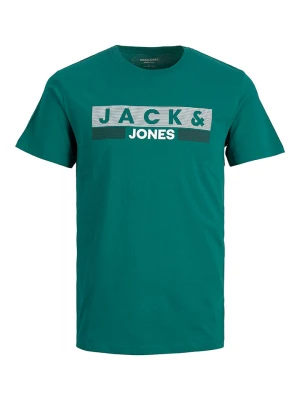 JACK & JONES Junior Koszulka "Corp" w kolorze zielonym rozmiar: 164
