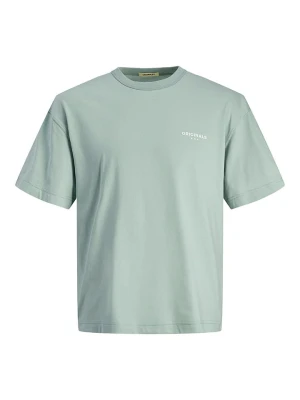 JACK & JONES Junior Koszulka "Mykonos" w kolorze zielonym rozmiar: 152