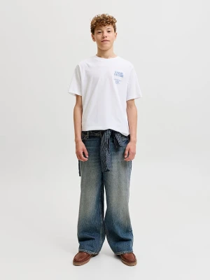 JACK & JONES Junior Koszulka "Photo" w kolorze białym rozmiar: 176