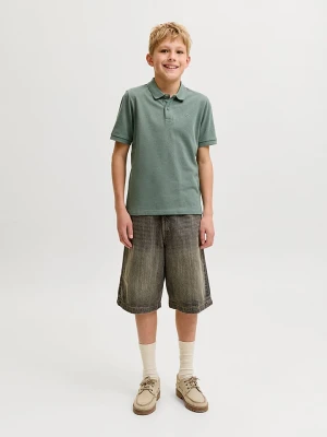 JACK & JONES Junior Koszulka polo "Laweston" w kolorze zielonym rozmiar: 164
