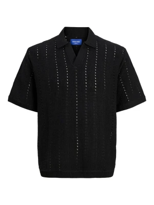 JACK & JONES Junior Koszulka polo "Paros" w kolorze czarnym rozmiar: 140