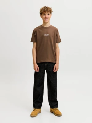 JACK & JONES Junior Koszulka "Soho" w kolorze brązowym rozmiar: 164