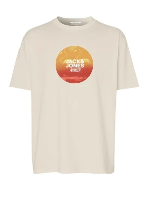 JACK & JONES Junior Koszulka "Varenna" w kolorze beżowym rozmiar: 176