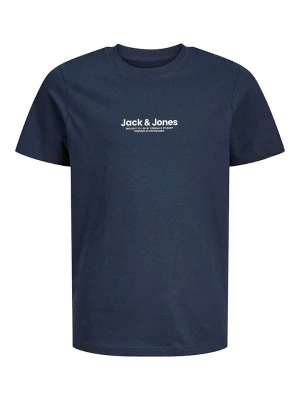 JACK & JONES Junior Koszulka "Vesterbro" w kolorze granatowym rozmiar: 140