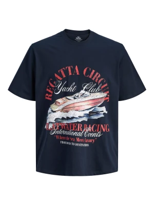 JACK & JONES Junior Koszulka "Watercolour" w kolorze granatowym rozmiar: 176