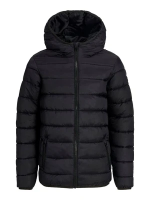 JACK & JONES Junior Kurtka pikowana "Wilson" w kolorze czarnym rozmiar: 152