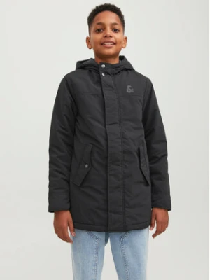 Jack & Jones Junior Kurtka zimowa 12236588 Czarny Regular Fit