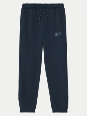 Zdjęcie produktu Jack & Jones Junior Spodnie dresowe 12179798 Granatowy Regular Fit