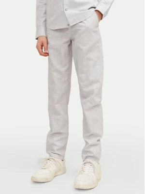 Jack&Jones Junior Spodnie materiałowe 12248903 Szary Relaxed Fit