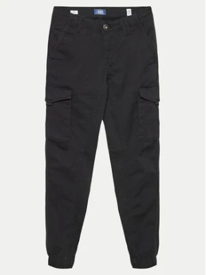 Jack&Jones Junior Spodnie materiałowe Paul 12151646 Czarny Slim Fit