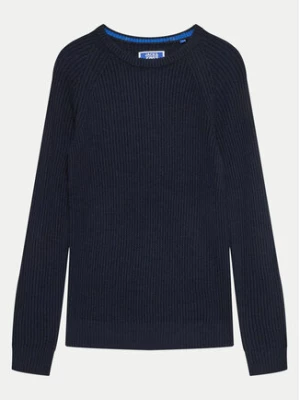 Jack&Jones Junior Sweter 12258886 Granatowy Relaxed Fit