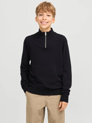 JACK & JONES Junior Sweter "Emil" w kolorze czarnym rozmiar: 152