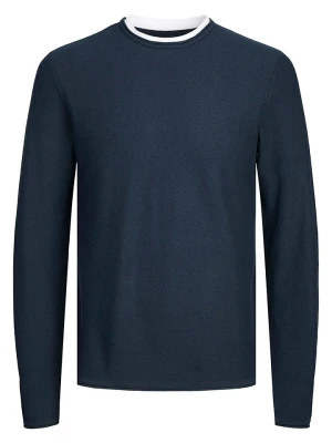 JACK & JONES Junior Sweter "Twinn" w kolorze granatowym rozmiar: 176