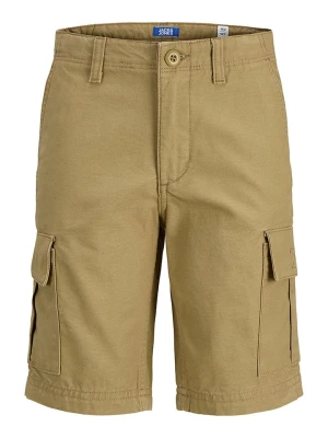 JACK & JONES Junior Szorty "Cole" w kolorze jasnobrązowym rozmiar: 140