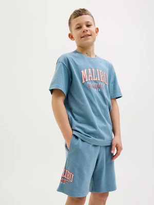 JACK & JONES Junior Szorty dresowe "Kane" w kolorze błękitnym rozmiar: 164
