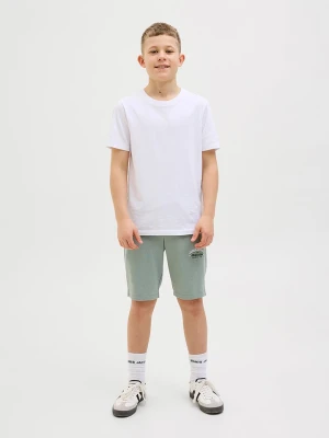 JACK & JONES Junior Szorty dresowe w kolorze zielonym rozmiar: 164