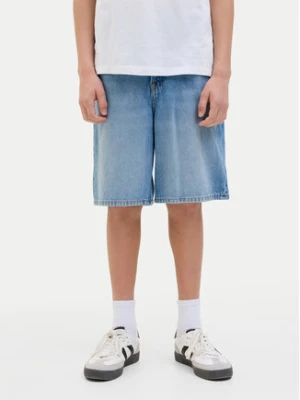 Jack&Jones Junior Szorty jeansowe 12269819 Niebieski Loose Fit