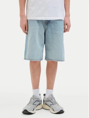 Jack&Jones Junior Szorty jeansowe Alex 12274997 Niebieski Baggy Fit
