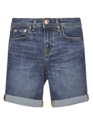 Jack&Jones Junior Szorty jeansowe Rick 12269799 Granatowy Regular Fit