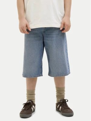 Jack&Jones Junior Szorty jeansowe Ron 12272044 Niebieski Baggy Fit
