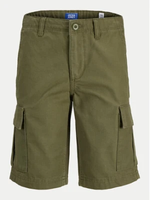 Jack&Jones Junior Szorty materiałowe 12268381 Khaki Relaxed Fit