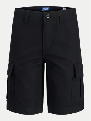 Jack&Jones Junior Szorty materiałowe Cole 12268381 Czarny Regular Fit