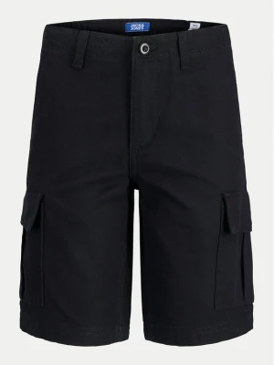 Jack & Jones Junior Szorty materiałowe Cole 12268381 Czarny Regular Fit