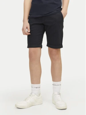 Jack&Jones Junior Szorty materiałowe David 12254241 Czarny Regular Fit