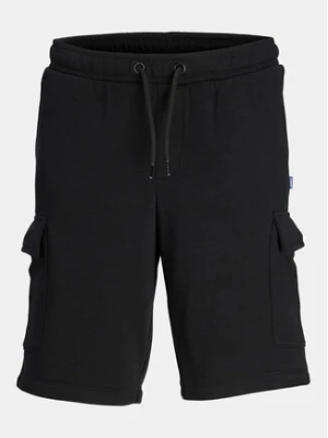 Jack & Jones Junior Szorty sportowe Bradley 12254213 Czarny Regular Fit