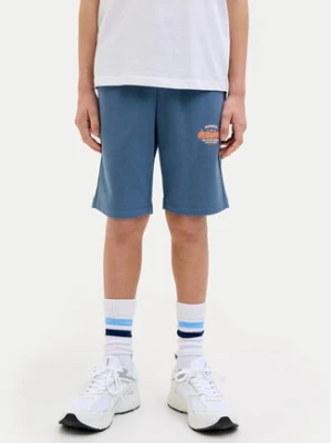 Jack&Jones Junior Szorty sportowe Logo 12249970 Niebieski Slim Fit