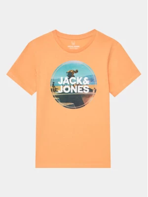 Jack&Jones Junior T-Shirt 12224223 Pomarańczowy Regular Fit