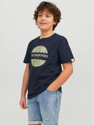 Jack&Jones Junior T-Shirt 12230796 Granatowy Standard Fit