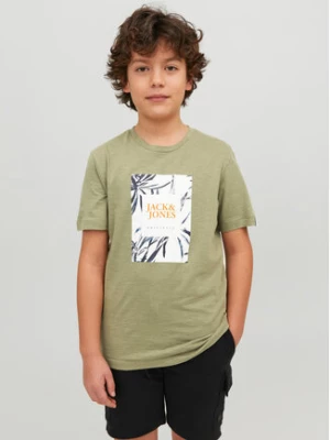 Jack&Jones Junior T-Shirt 12230796 Zielony Standard Fit