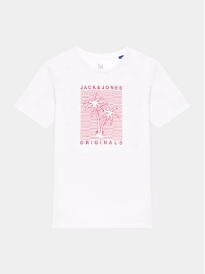 Jack&Jones Junior T-Shirt 12239435 Biały Standard Fit