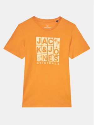 Jack&Jones Junior T-Shirt 12239435 Pomarańczowy Standard Fit
