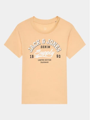 Jack&Jones Junior T-Shirt 12257379 Pomarańczowy Standard Fit