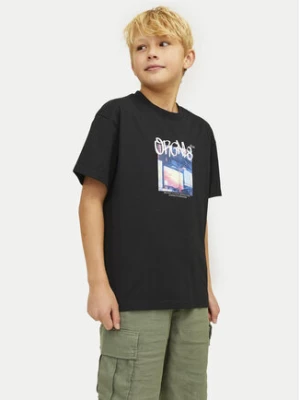 Jack&Jones Junior T-Shirt Bushwick Blur 12263146 Czarny Relaxed Fit