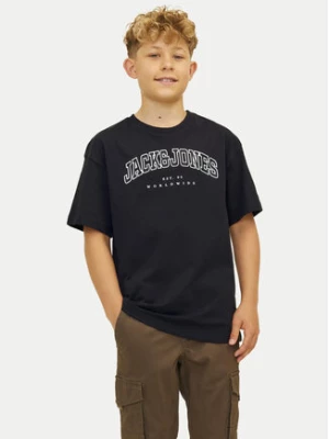 Jack&Jones Junior T-Shirt Caleb 12258924 Czarny Relaxed Fit