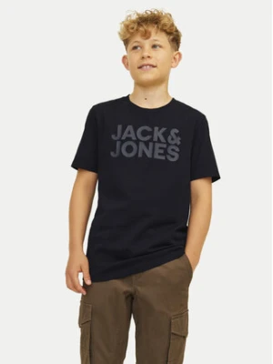 Jack&Jones Junior T-Shirt Corp Logo 12152730 Czarny Regular Fit