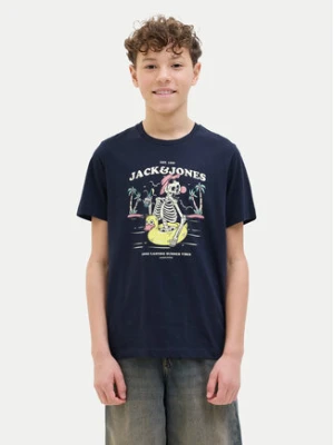 Jack&Jones Junior T-Shirt Elijah 12269825 Granatowy Regular Fit