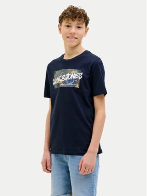 Jack&Jones Junior T-Shirt Hawaii 12269916 Granatowy Standard Fit