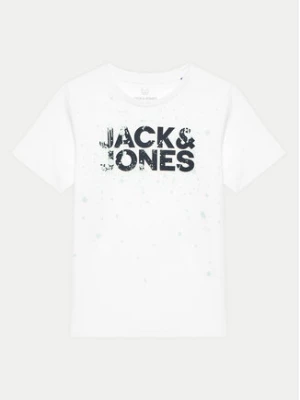 Jack&Jones Junior T-Shirt Jcosplash 12257415 Biały Regular Fit