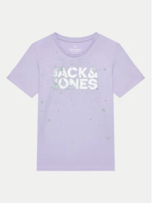 Jack&Jones Junior T-Shirt Jcosplash 12257415 Fioletowy Regular Fit