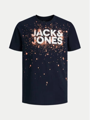 Jack&Jones Junior T-Shirt Jcosplash 12257415 Granatowy Regular Fit